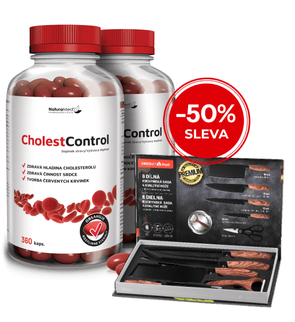 Balení CholestControl roční s vysokým obsahem omega-3